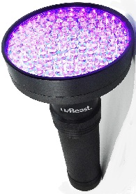 100 LED Black Light UV Flashlight