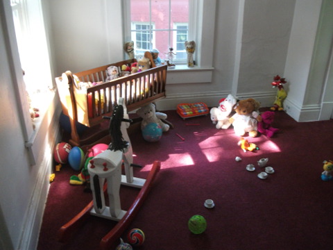 Nursery room at the Sallie House Chuck's Paranormal Adventures Investigation of the Sallie House -